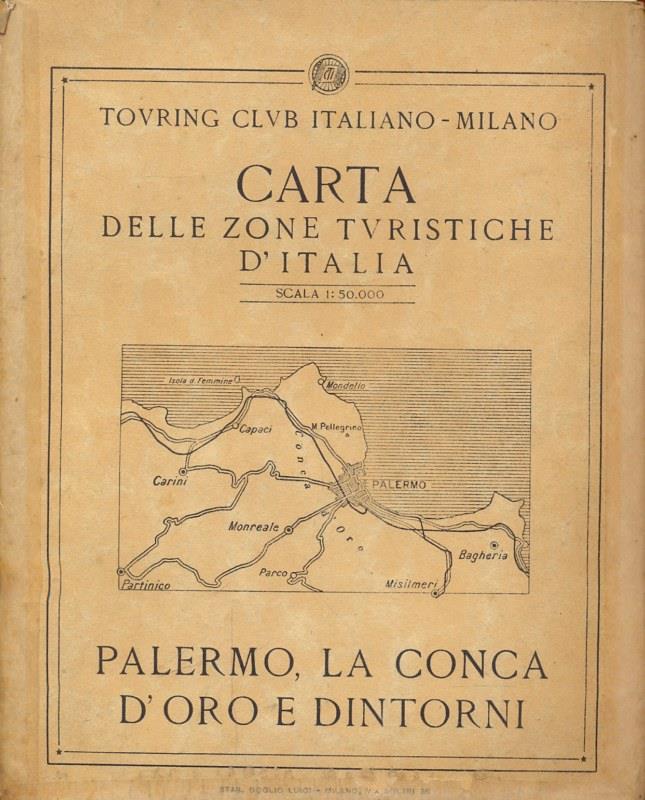 Carta delle zone turistiche d'Italia-Palermo, la conca d'oro e dintorni