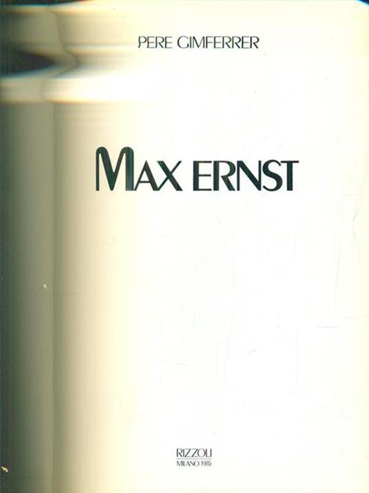Max Ernst - Pere Ginferrer - copertina