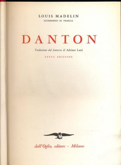 Danton - Louis Madelein - copertina