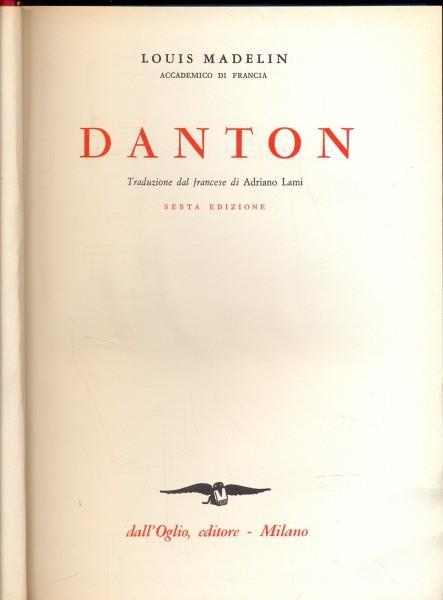 Danton - Louis Madelein - copertina