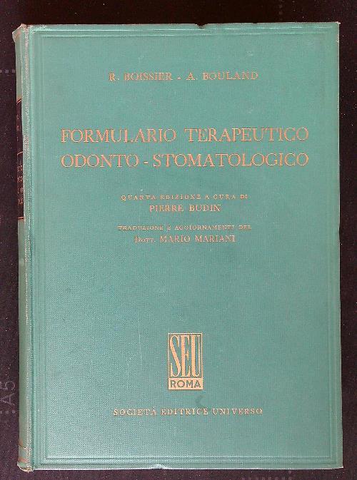 Formulario terapeutico odonto-stomatologico