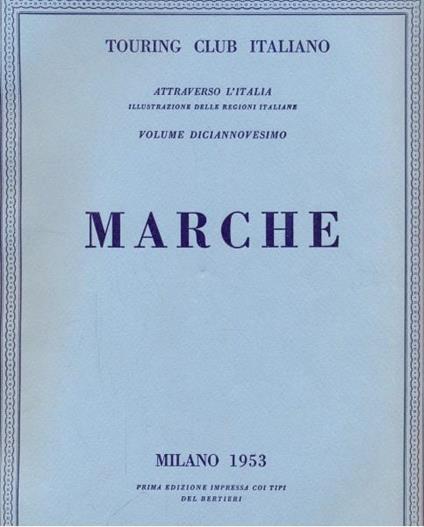 Marche - copertina