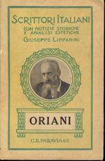 Oriani. Scrittori italiani con notiziestoriche e analisi estetiche