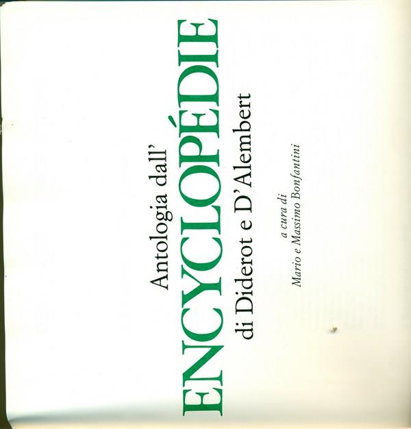 Antologia dall'Encyclopédie