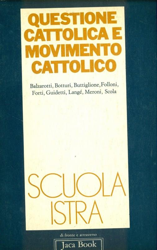 Questione cattolica e movimento cattolico