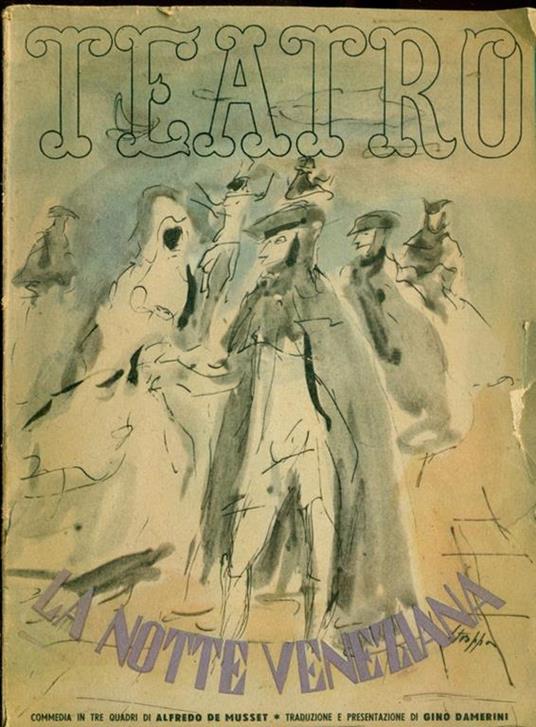 La notte veneziana - Alfred de Musset - copertina