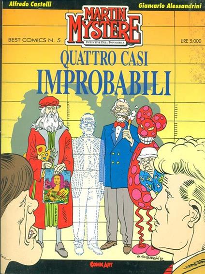 Martin Mystére. Quattro casi improbabili - Giancarlo Alessandrini,Alfredo Castelli - copertina