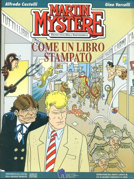 Martin Mystere - Come un libro stampato - Alfredo Castelli - copertina