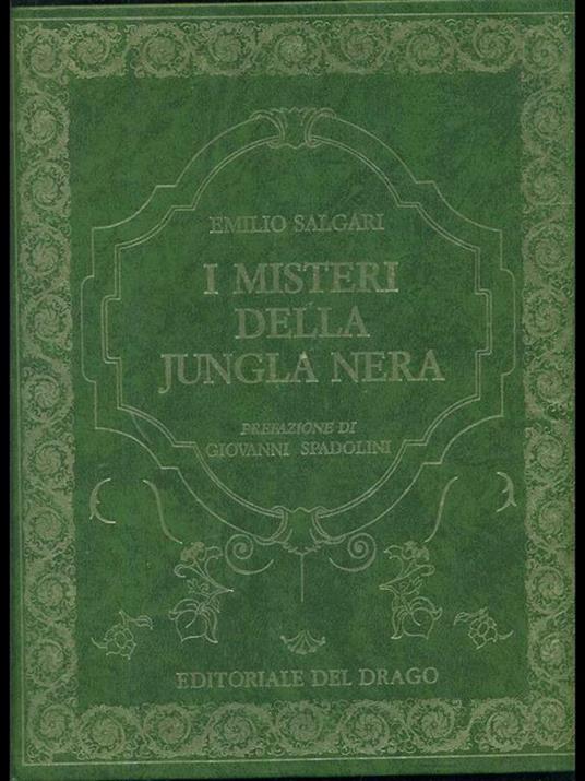 I misteri della Jungla nera - Emilio Salgari - copertina