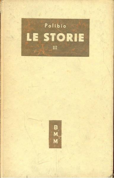 Le storie III - Polibio - copertina