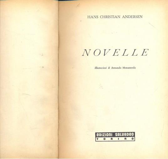 Novelle - H. Christian Andersen - copertina