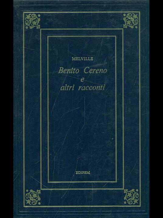 Benito Cereno e Altri racconti - Melville - copertina