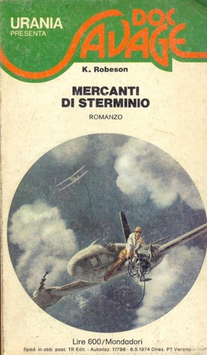 Mercanti di sterminio - Kenneth Robeson - copertina