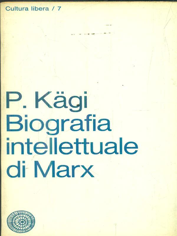 Biografia intellettuale di Marx