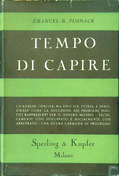 Il tempo di capire