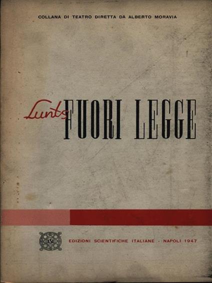 Fuori legge - Leone Lunts - copertina