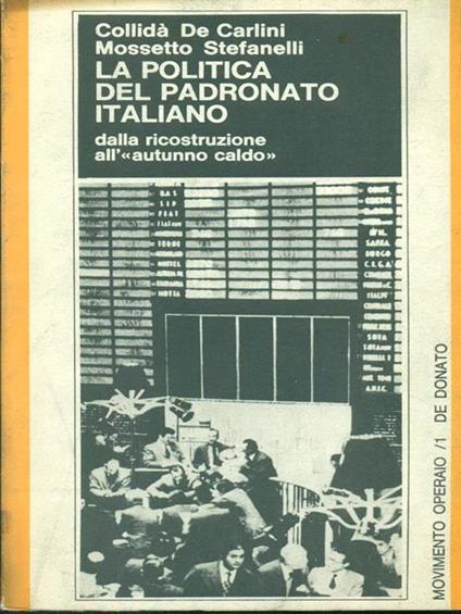 La  politica del padronato - copertina