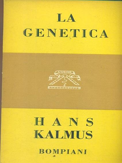 La genetica - Hans Kalmus - copertina