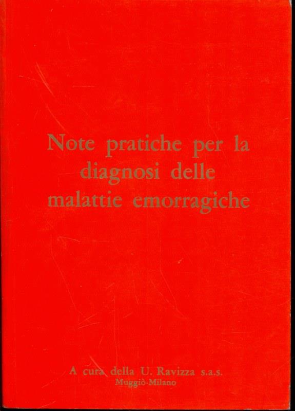 Note pratiche per la diagnosi dellemalattie emorragiche