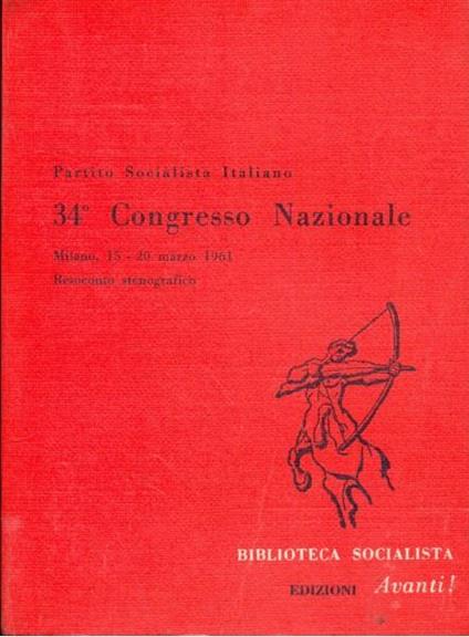 Congresso Nazionale PSI - copertina