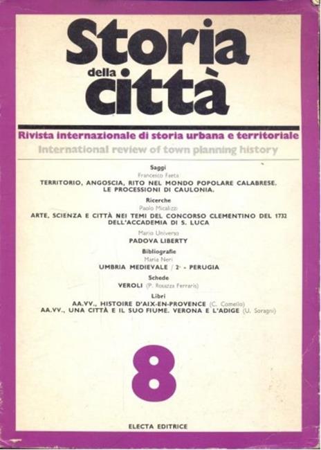 Storia della città - copertina