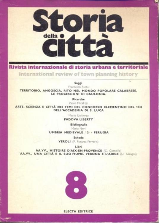 Storia della città - copertina