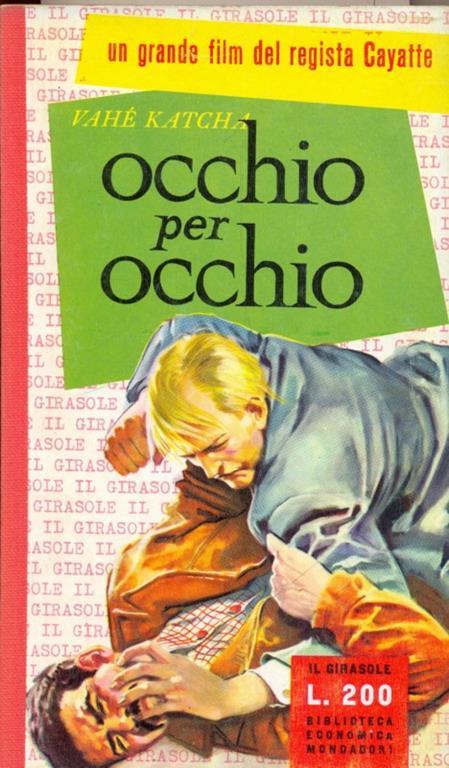 Occhio per occhio - Vahé Katcha - copertina
