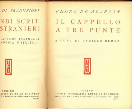 Il cappello a tre punte - Pedro A. de Alarcón - copertina