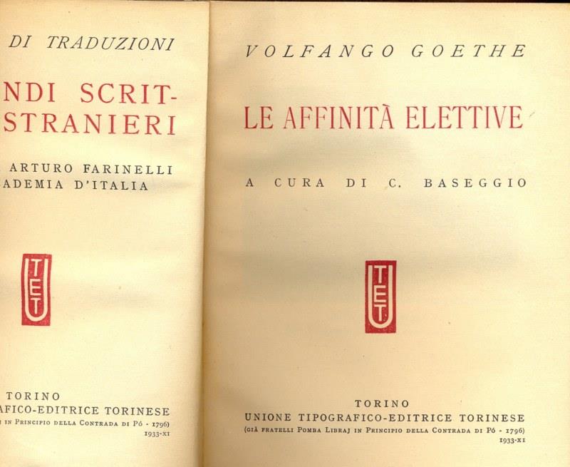 Le affinità elettive