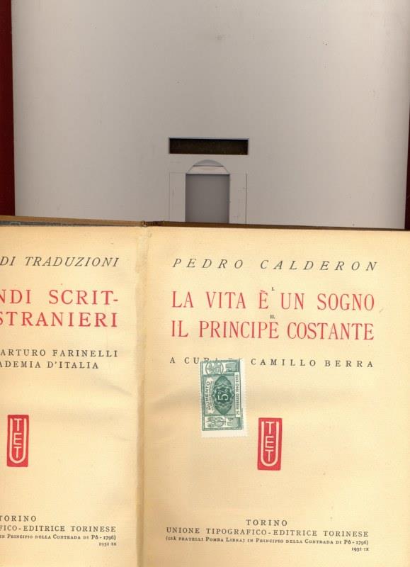La vita é un sogno. Il principe costante