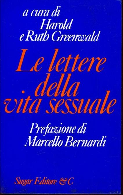 Le lettere della vita sessuale - copertina