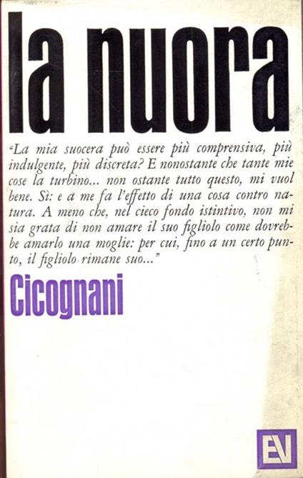 La Nuora - Cicognani - copertina