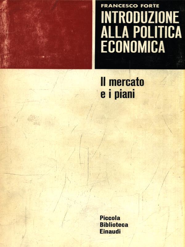 Introduzione alla politica economica
