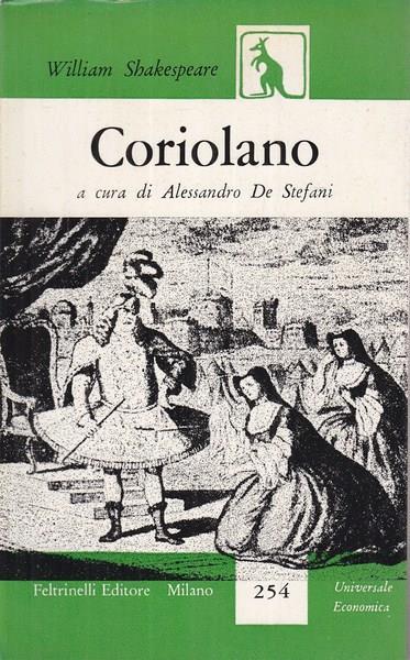 Coriolano - William Shakespeare - copertina