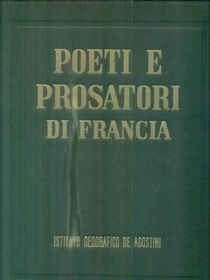 Poeti e prosatori di Francia - Jacques Nathan - copertina