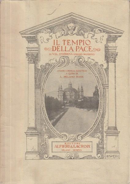 Il tempio della pace in Val D'Ermena - L. Melano Rossi - copertina