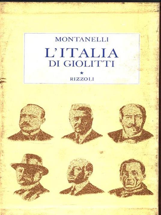L' Italia di Giolitti - Indro Montanelli - copertina