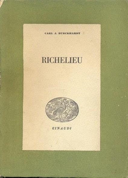 Richelieu - Carl J. Burckhardt - copertina