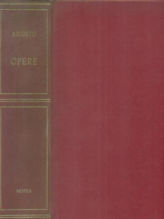 Opere - Ludovico Ariosto - copertina
