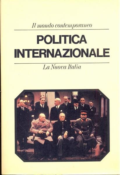 Politica internazionale - Luigi Bonanate - copertina