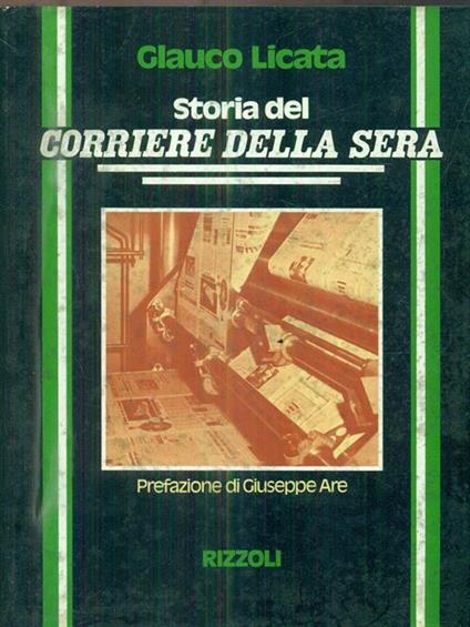 Storia del Corriere della Sera - Glauco Licata - copertina