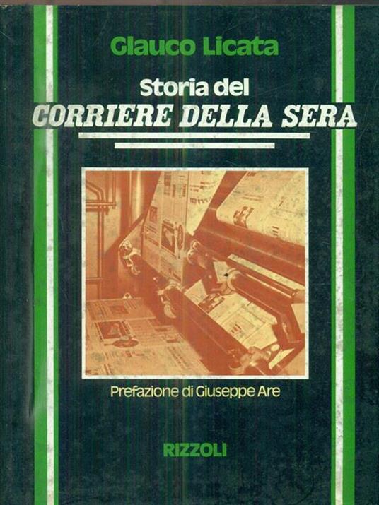 Storia del Corriere della Sera - Glauco Licata - copertina