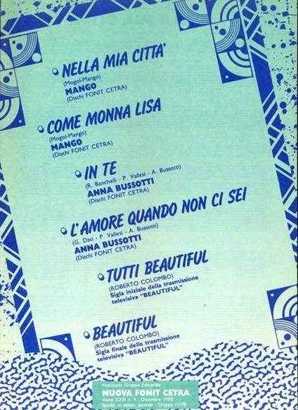 Nella mia città / Come MonnaLisa - copertina