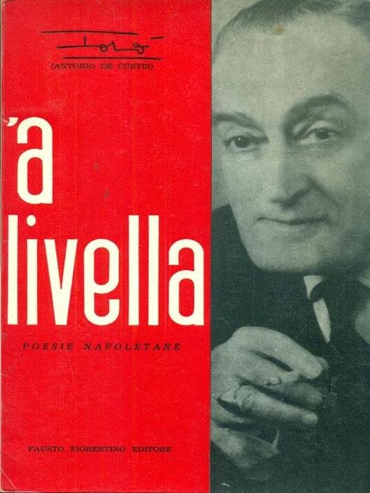 'A livella - Antonio De Curtis - copertina
