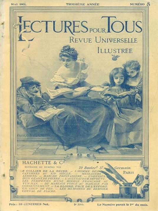 Lectures pour tous. Revue universelle illustree. Rivista il lingua francese - copertina