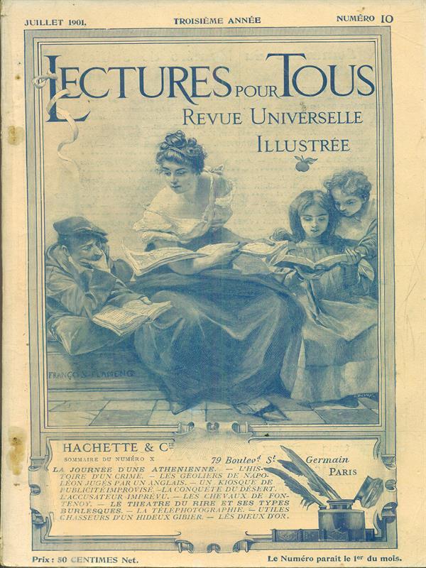 Lectures pour tous. Revue universelle illustree. Rivista il lingua francese