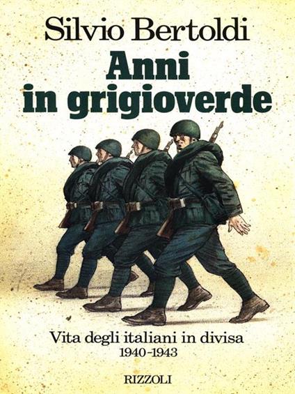 Anni in grigioverde - Silvio Bertoldi - copertina