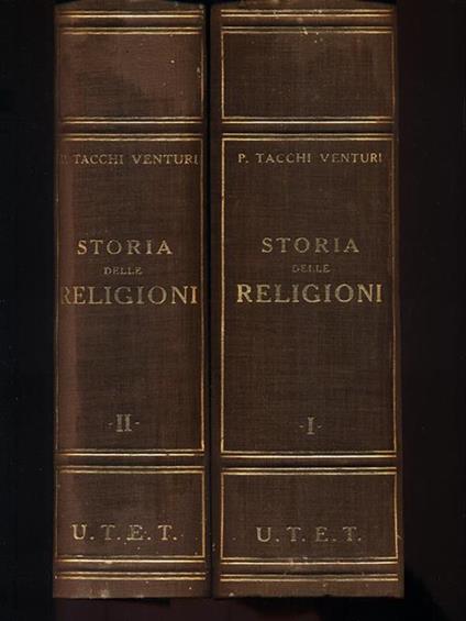 Storia delle religioni. 2 Volumi - Pietro Tacchi Venturi - copertina