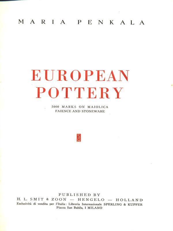 European pottery