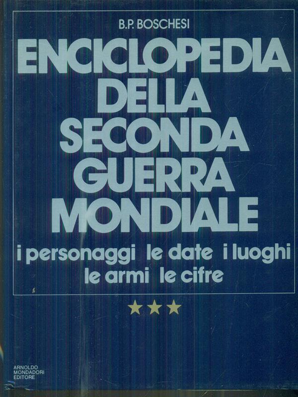 Enciclopedia della Seconda Guerra Mondiale